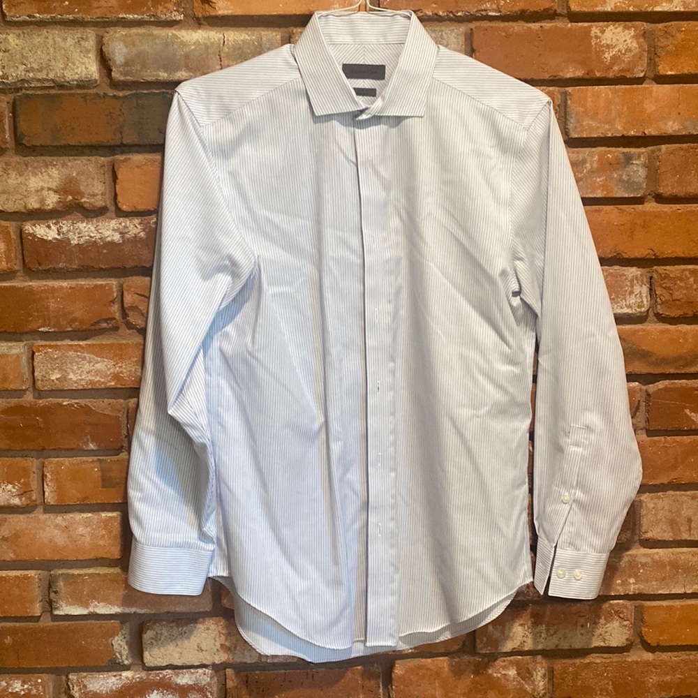 Calvin Klein blue button down slim fit